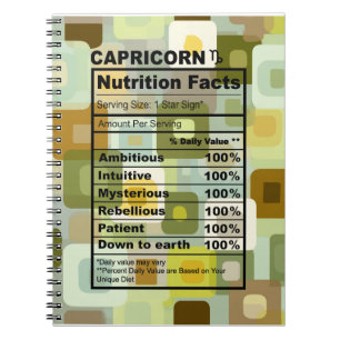 🐐 The Architect's Journal: Capricorn Edition  Notebook