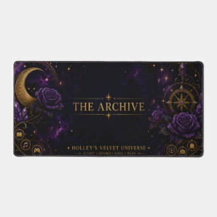 The Archive Gothic Celestial Gaming Desk Mat