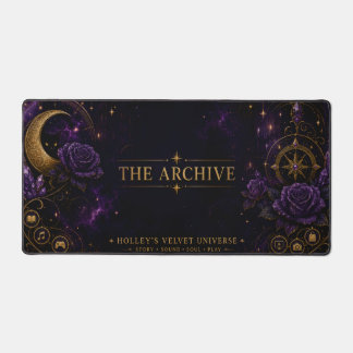 The Archive Gothic Celestial Gaming Desk Mat