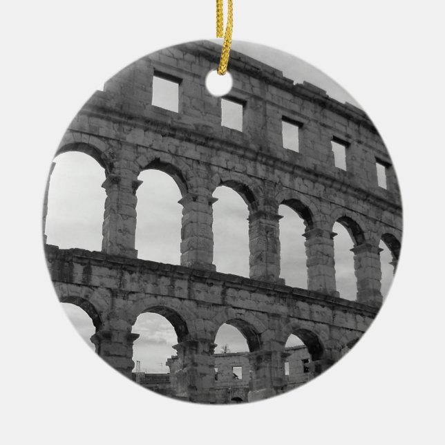 The Arena at Pula Ceramic Tree Decoration (Front)