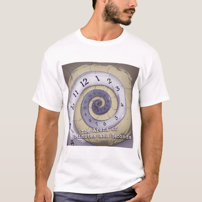 "The Arena of Minutes and Seconds" Adult T-Shirt (Front)