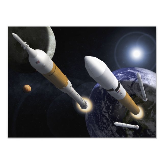 The Ares I Crew Launch Vehicle Photo Print (Front)