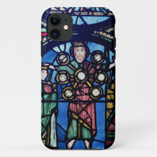 The Ark of the Covenant window, detail of God with iPhone 11 Case