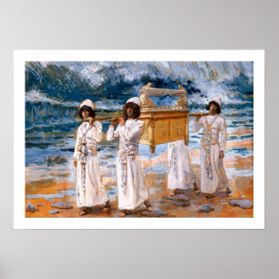 The Ark Passes Over the Jordan by James Tissot Poster
