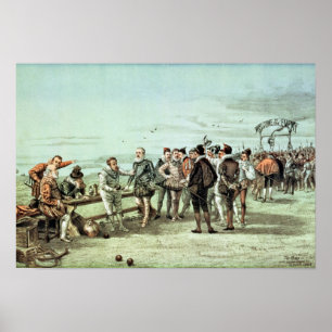 The Armada of 1888 in Sight Poster