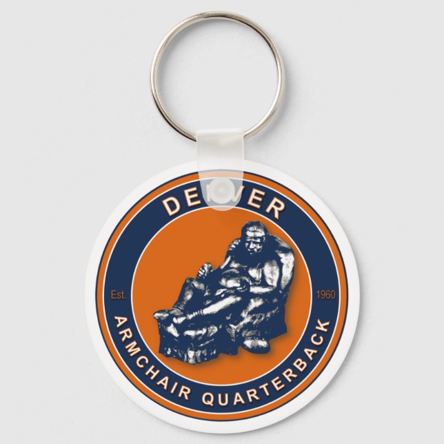 THE ARMCHAIR QB - Denver Key Ring (Front)