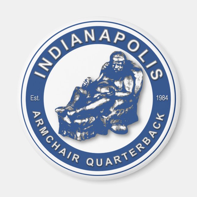 THE ARMCHAIR QB - Indianapolis Magnet (Front)