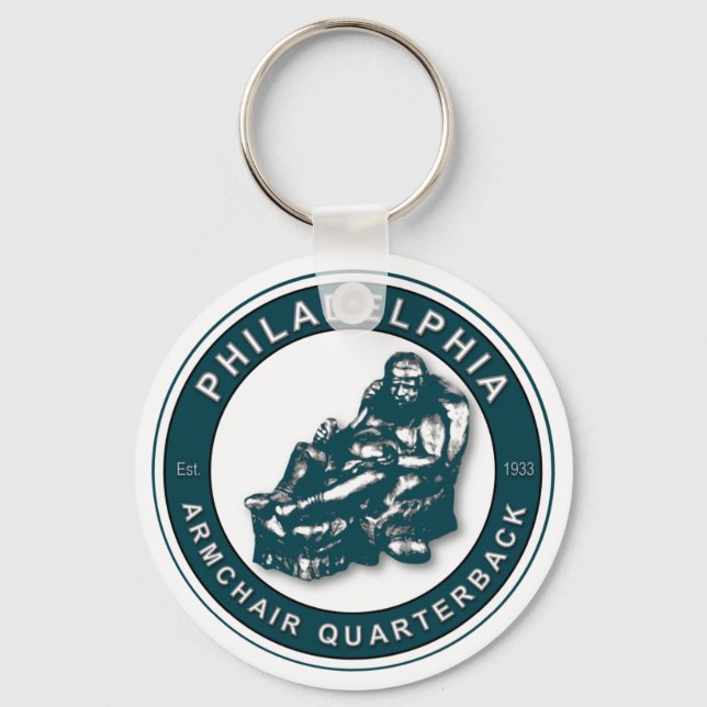The Armchair QB - Philadelphia Football Keychain (Front)