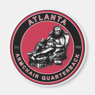 The Armchair Quarterback - Atlanta Football Magnet