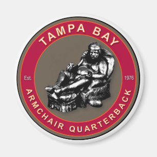The Armchair Quarterback - Tampa Bay Football Magnet