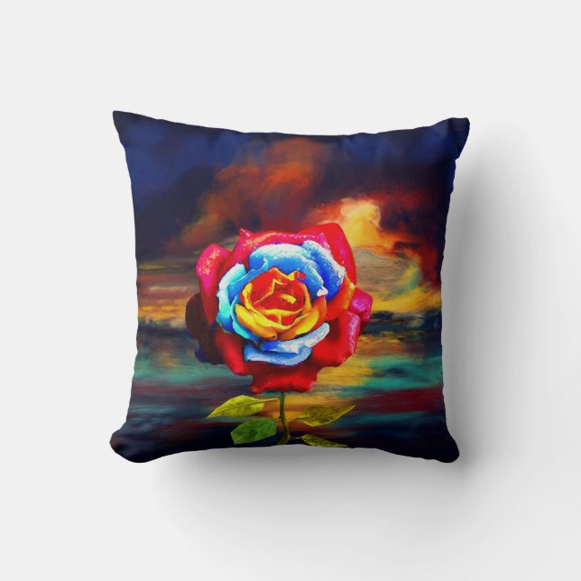 The Armenian Rose Cushion (Front)
