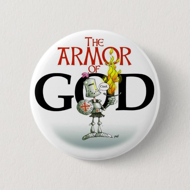 THE ARMOR OF GOD Button (Front)
