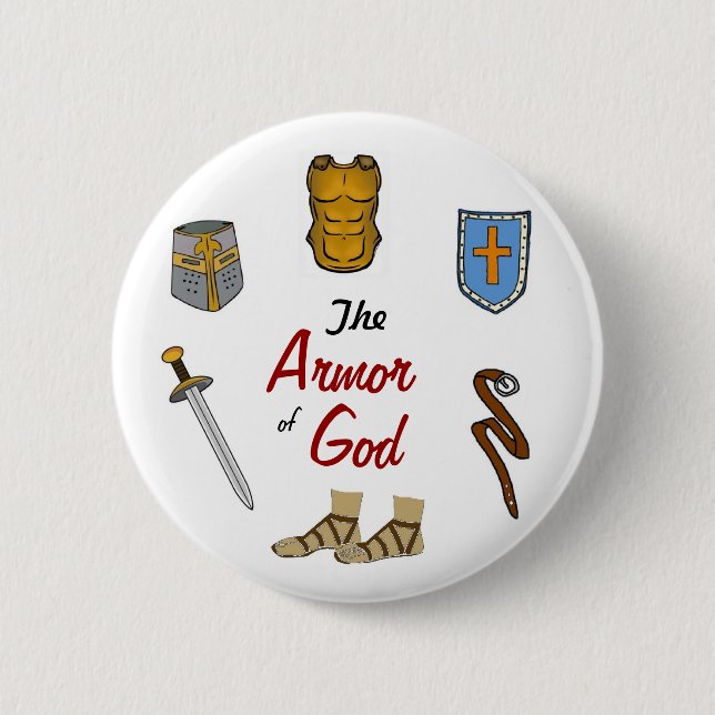 The Armour of God Button (Front)