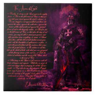 The Armour of GOD Ceramic Tile