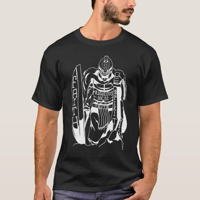 The Armour Of God Ephesians 610 18 1 T-Shirt (Front)