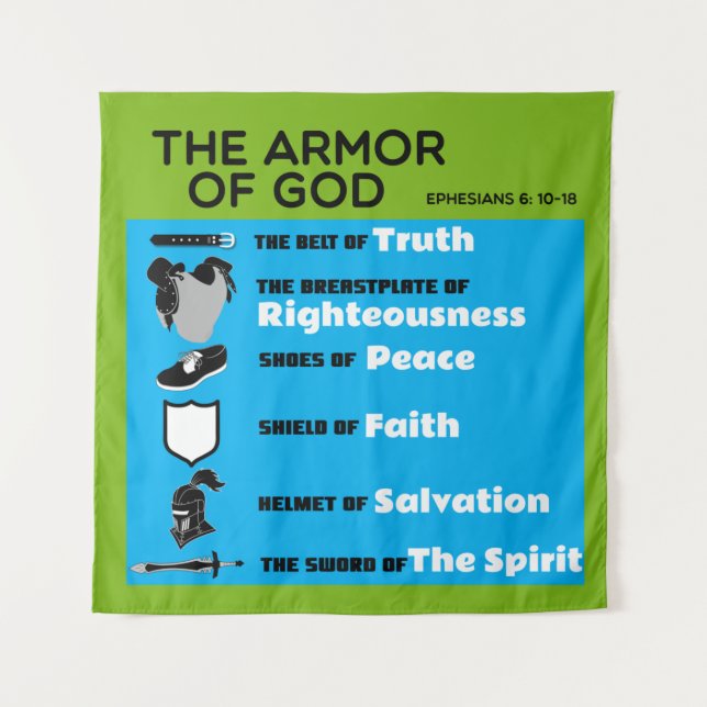 The Armour of God  Tapestry (Front)