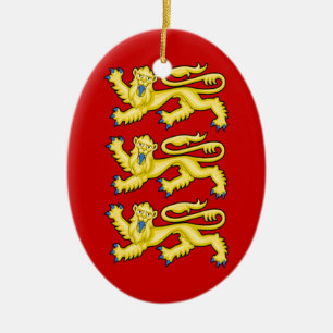 The Arms of England Christmas Ornament