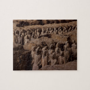 The Army of terra cotta warriors at Emperor Qin Jigsaw Puzzle