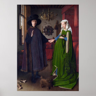 The Arnolfini Portrait by Jan van Eyck  Poster
