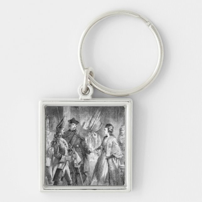 The Arrest of Caroline Matilda Key Ring (Front)