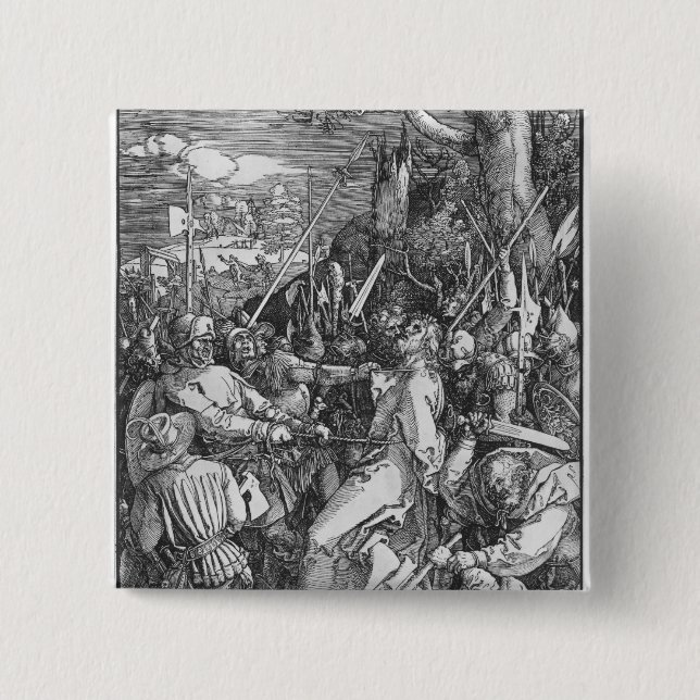 The Arrest of Jesus Christ, 1510 15 Cm Square Badge (Front)
