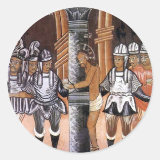 The Arrest of Jesus Christ circa mid 1700's Classic Round Sticker