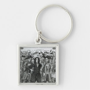 The Arrest of Judge Jeffreys 1689 Key Ring