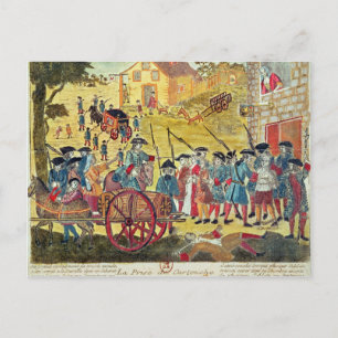 The Arrest of Louis Dominique Cartouche Postcard
