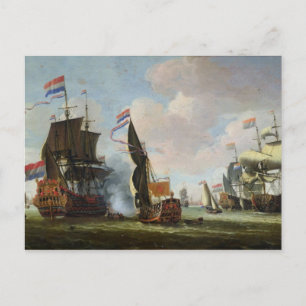The Arrival Michiel Adriaanszoon Ruyter Postcard
