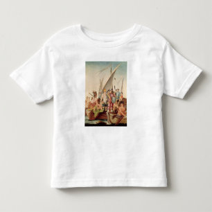 The Arrival of Hernando Cortes  in Mexico Toddler T-Shirt
