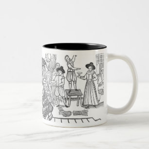 The Arrival of His Majesty Charles (1600-49) Princ Two-Tone Coffee Mug