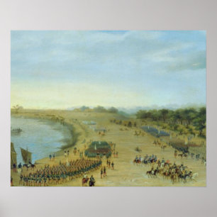 The Arrival of the Allied Army at Itapiru, Paragua Poster