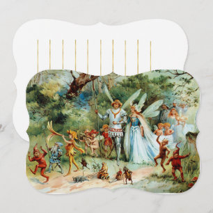 The Arrival of the King and Queen of Fairies Card