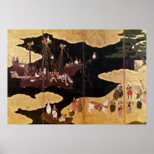 The Arrival of the Portuguese in Japan 2 Poster