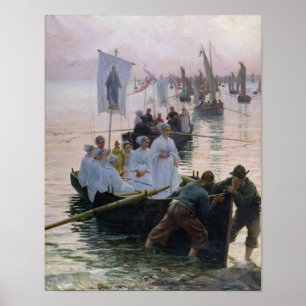 The Arrival of the Procession of St. Anne Poster