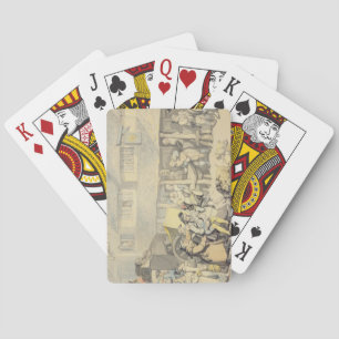 The Arrival of the Stage Coach at the Sun Inn, Bod Playing Cards