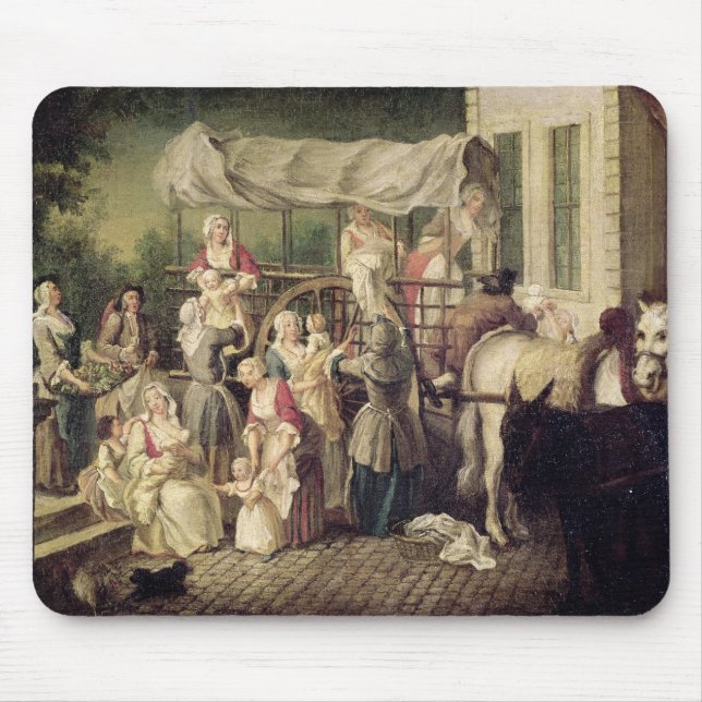 The Arrival of the Wetnurses Mouse Pad (Front)