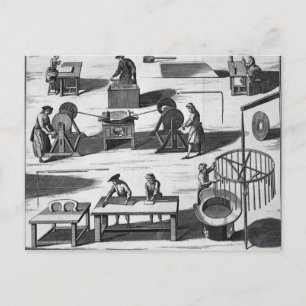 The Art and Mystery of Making Wax and Tallow Postcard