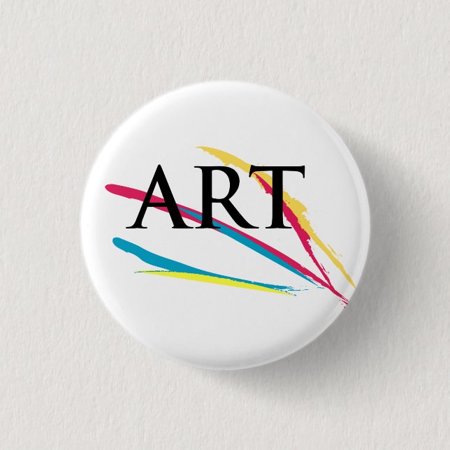 The Art Appreciator Paintdabs 3 Cm Round Badge (Front)