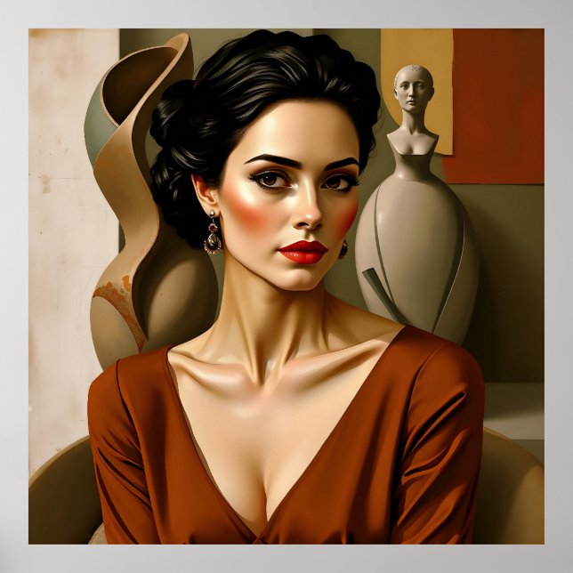 The Art Between Us – Colourful Portrait         Poster (Front)