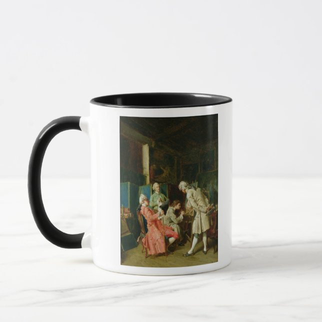 The Art Critics, 1878 Mug (Left)