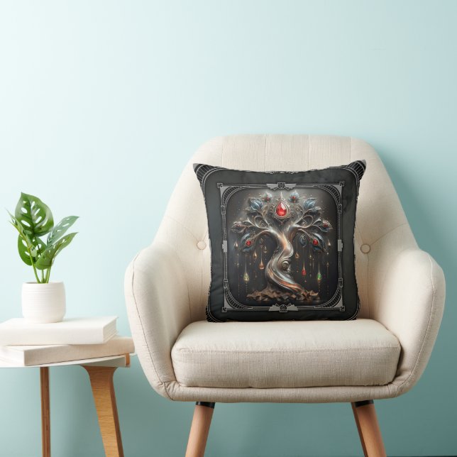  The Art Deco Tree of Life design.  Cushion (Chair)