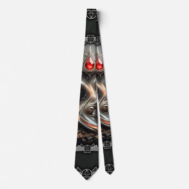  The Art Deco Tree of Life design.  Tie (Front)