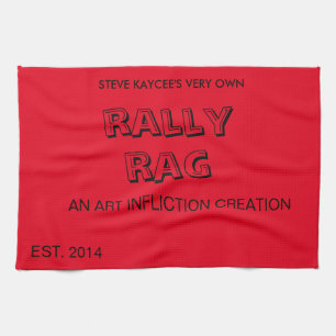 The Art Infliction Rally Rag Tea Towel