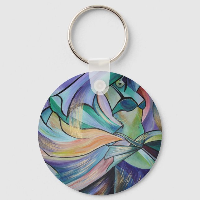 The Art of Belly Dance Key Ring (Front)