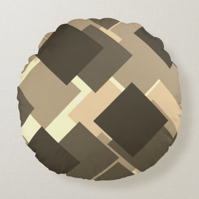 The Art of Box Designs Round Cushion (Front)