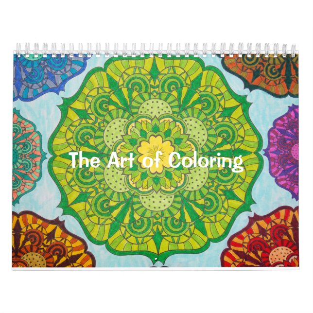 The Art of Colouring Calendar (Cover)