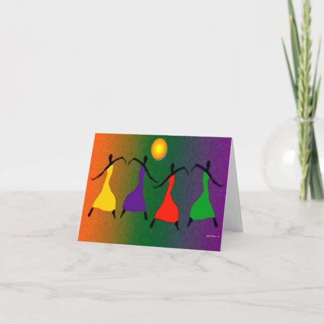 The Art of Dance Card (Front)