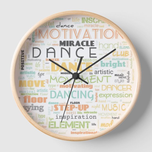 The Art of Dance: Motivation, Movement & Express Clock (Front)