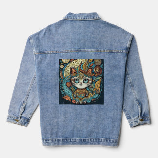 The art of doodle denim jacket